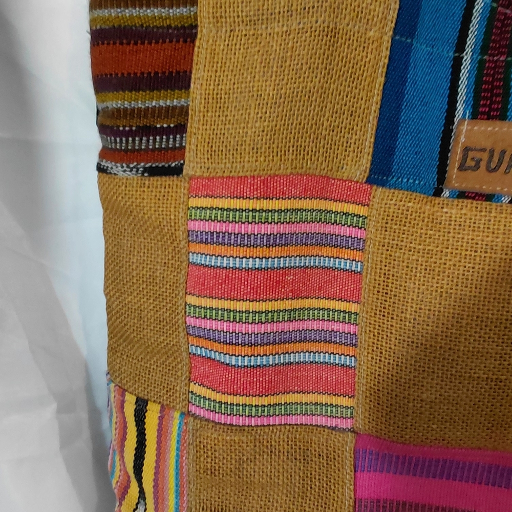 Source Unknown Multicolor Patchwork Tote - image 4